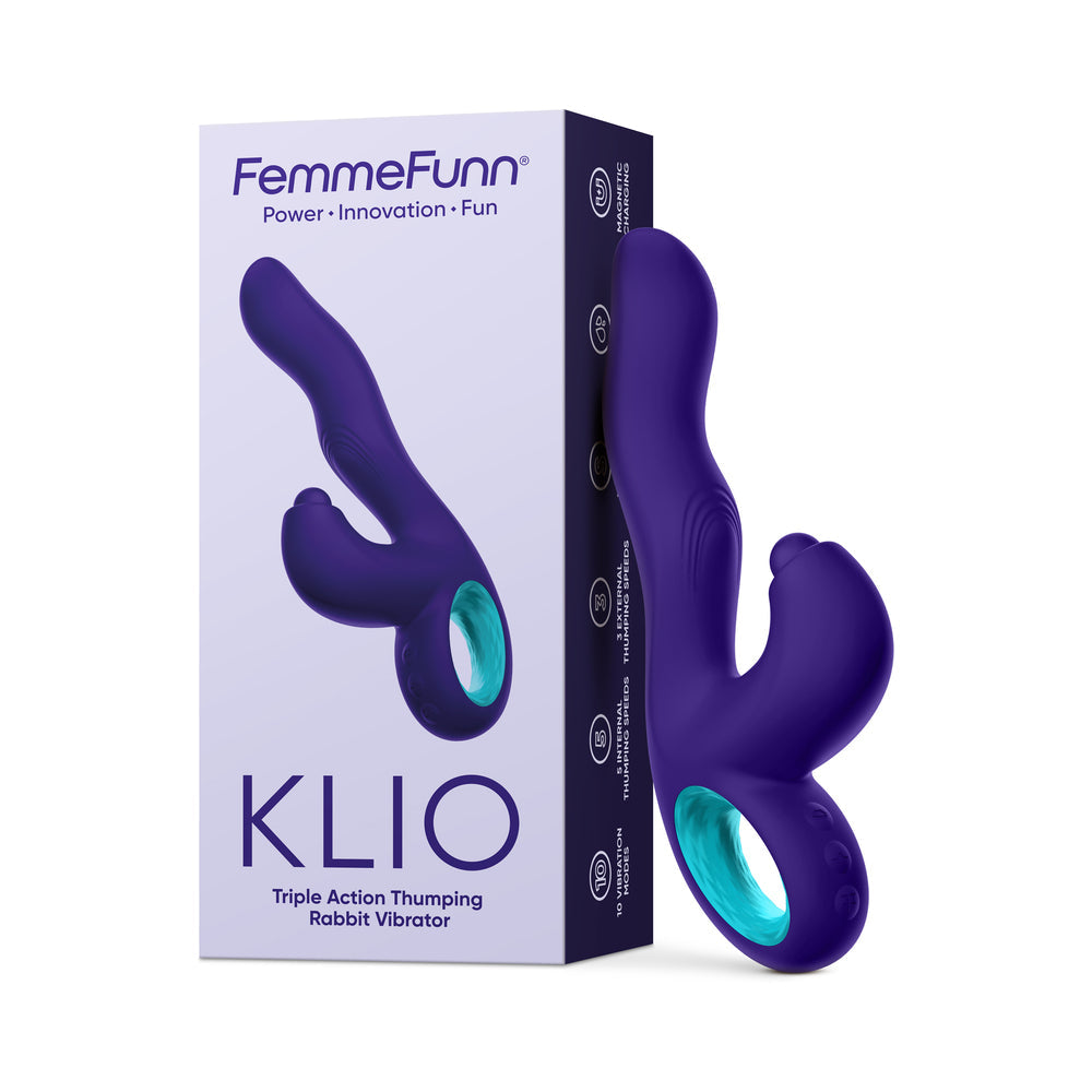 Femme Funn Klio Triple Action Rabbit - Dark Purple