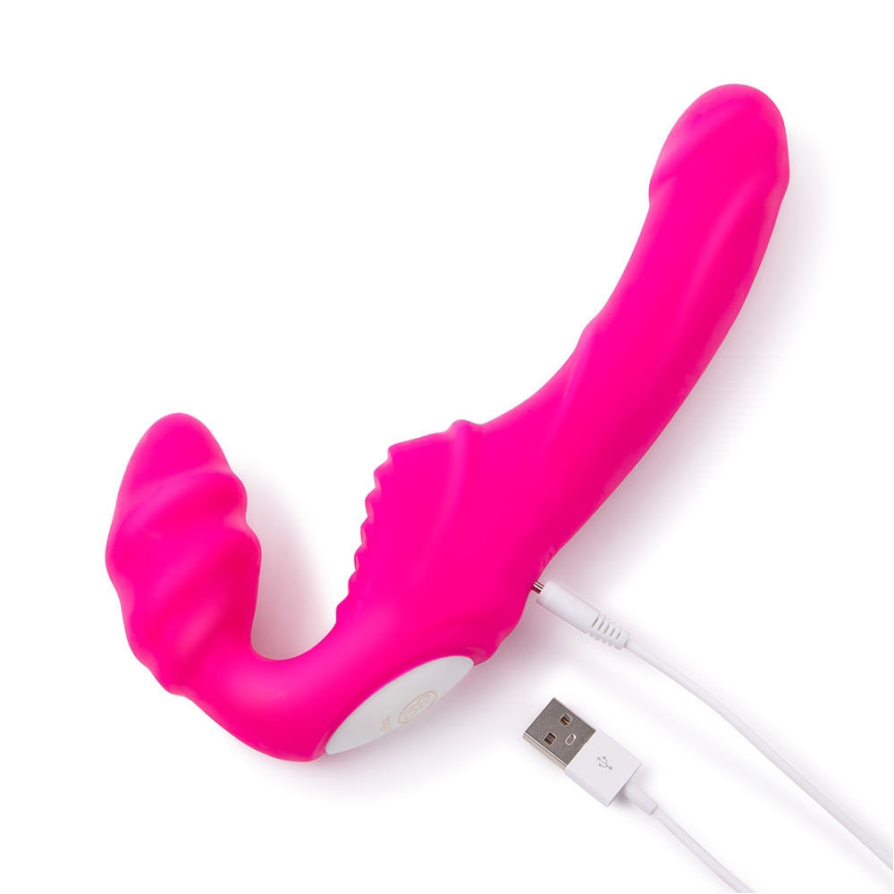 Strapless Together Remote Controlled Vibrator