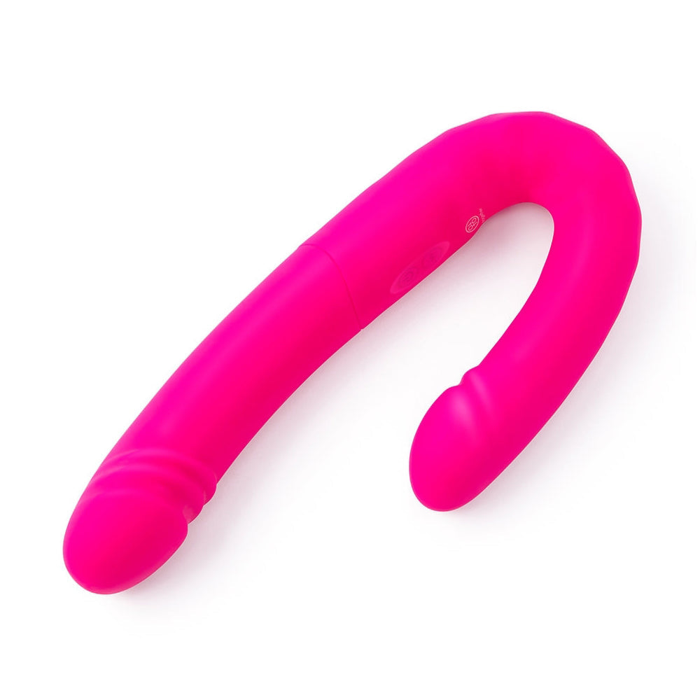 Duo Together Double-Ended Vibrating & Thrusting Dildo