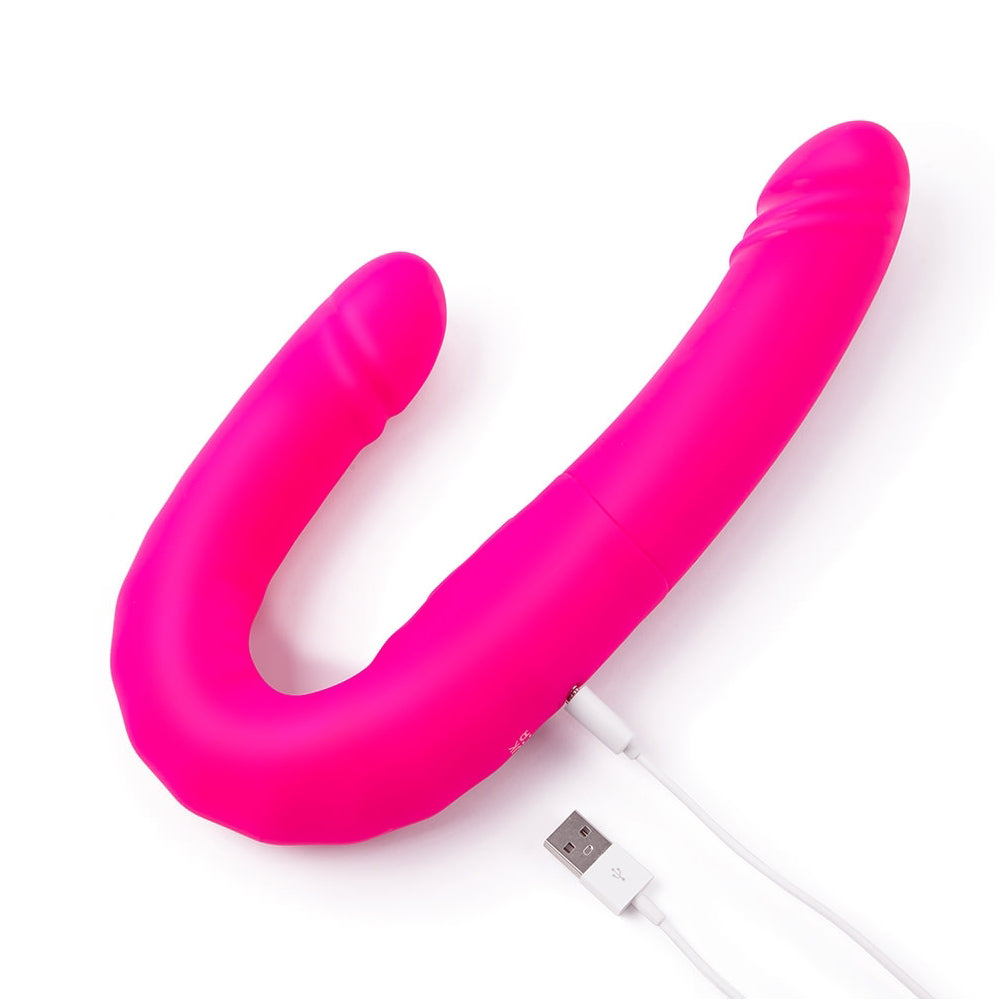Duo Together Double-Ended Vibrating & Thrusting Dildo