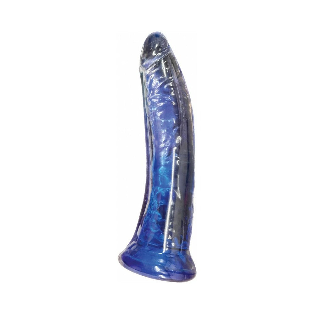 Stardust Galactic Stellar 8" Jelly Dildo - Crystal Blue