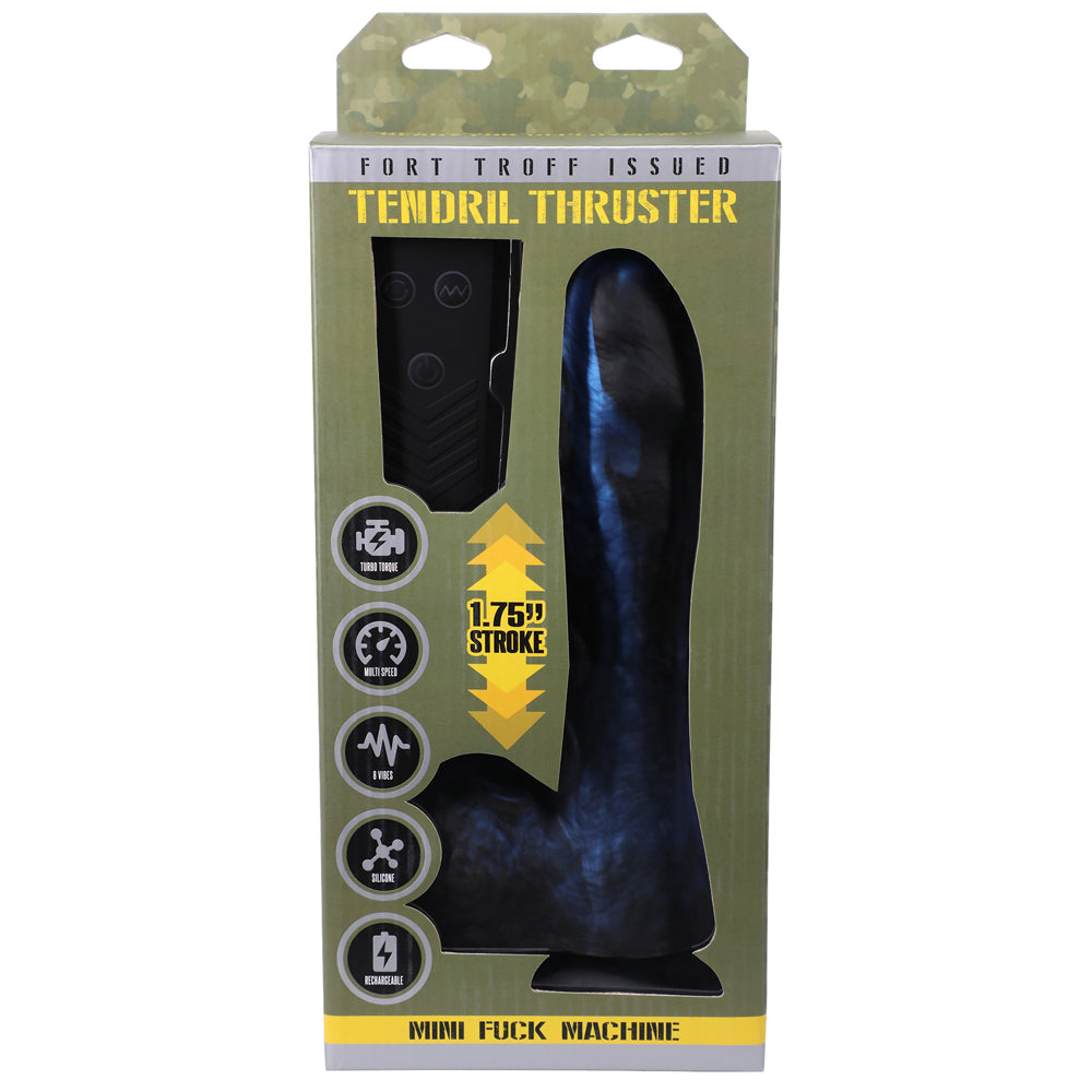 Fort Troff Tendril Thruster Mini Fuck Machine w/Remote - Blue