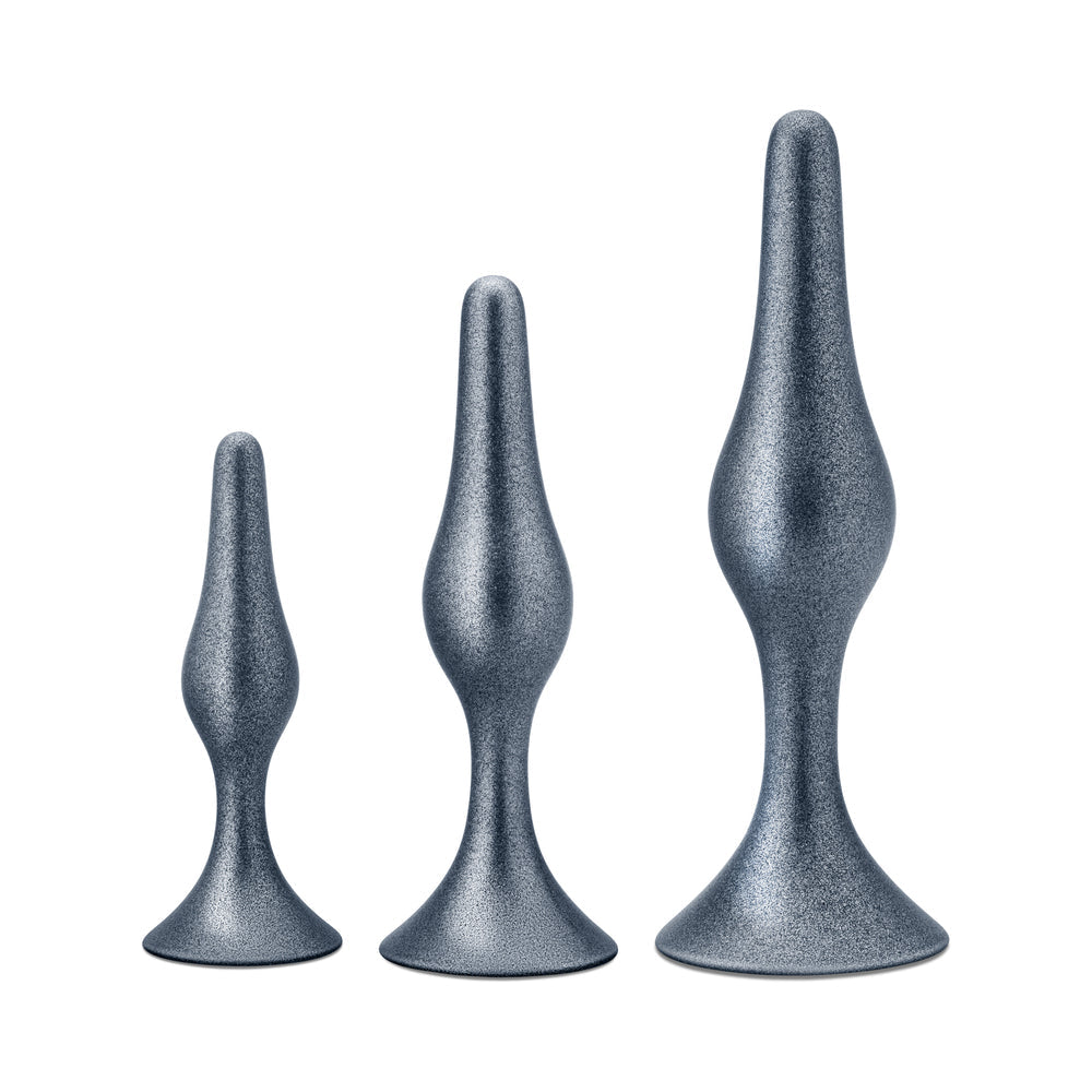 Anal Adventures Matrix Genesis Plug Kit-Silver