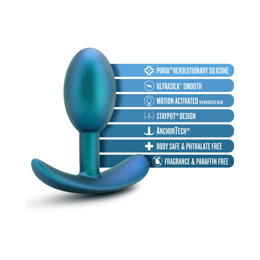 Anal Adventures Matrix Nebula Plug-Lunar Blue