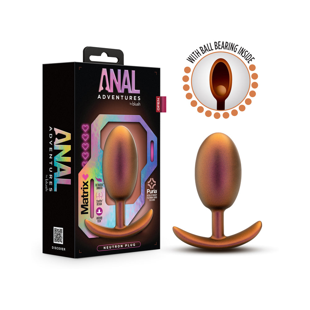 Blush Anal Adventures Matrix Neutron Plug - Copper
