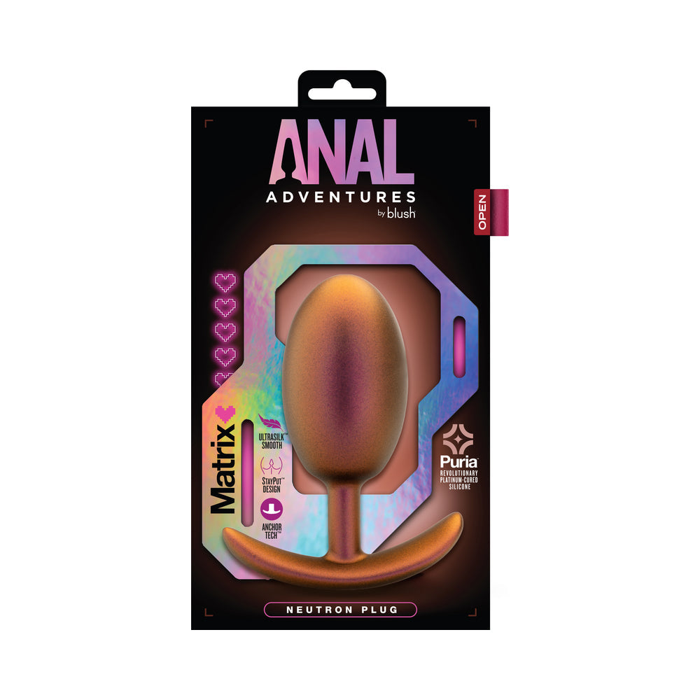 Blush Anal Adventures Matrix Neutron Plug - Copper