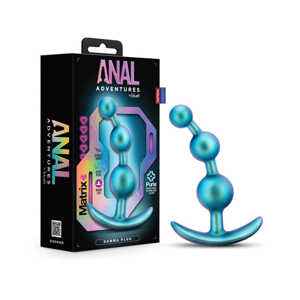 Anal Adventures Matrix Gamma Plug-Teal