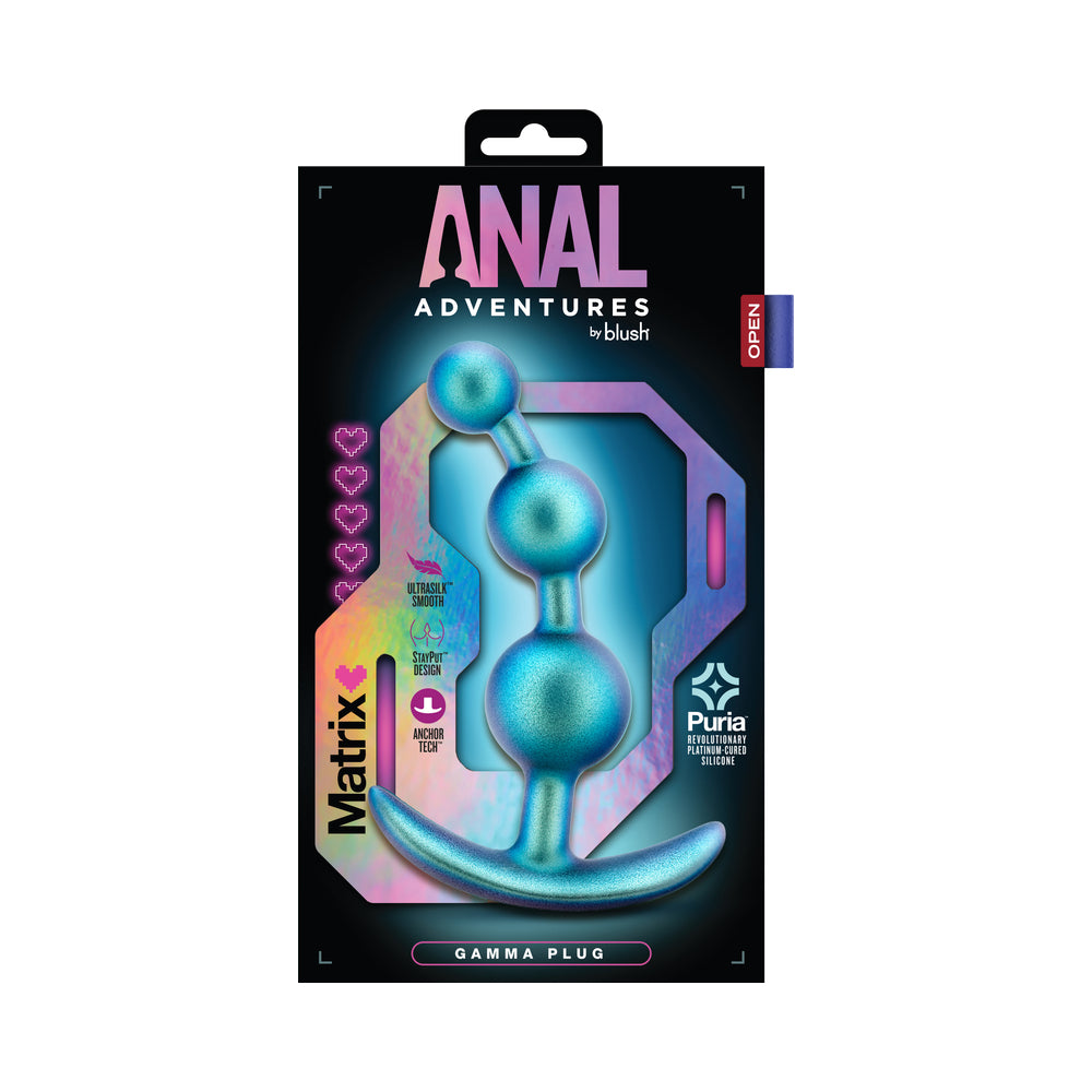 Anal Adventures Matrix Gamma Plug-Teal