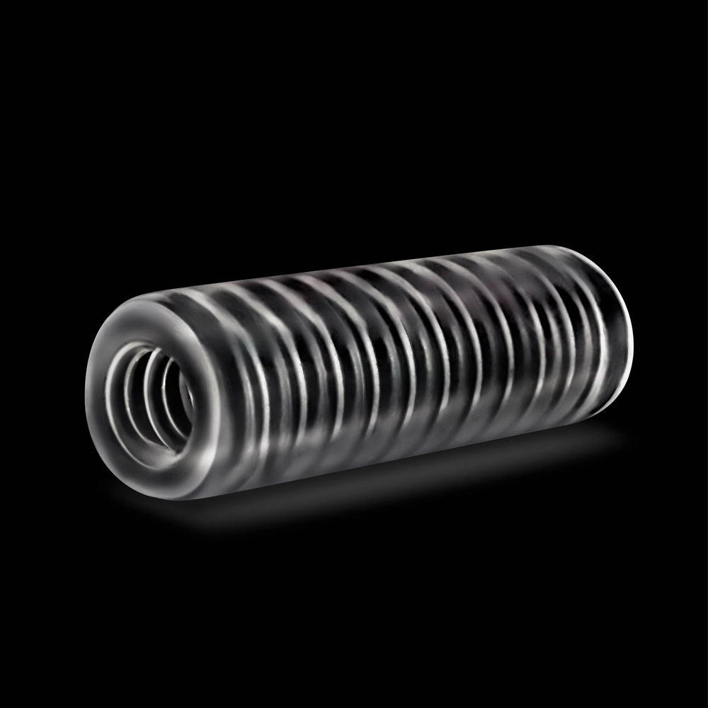 Rize Ribz Glow In The Dark Self Lubricating Stroker-Clear