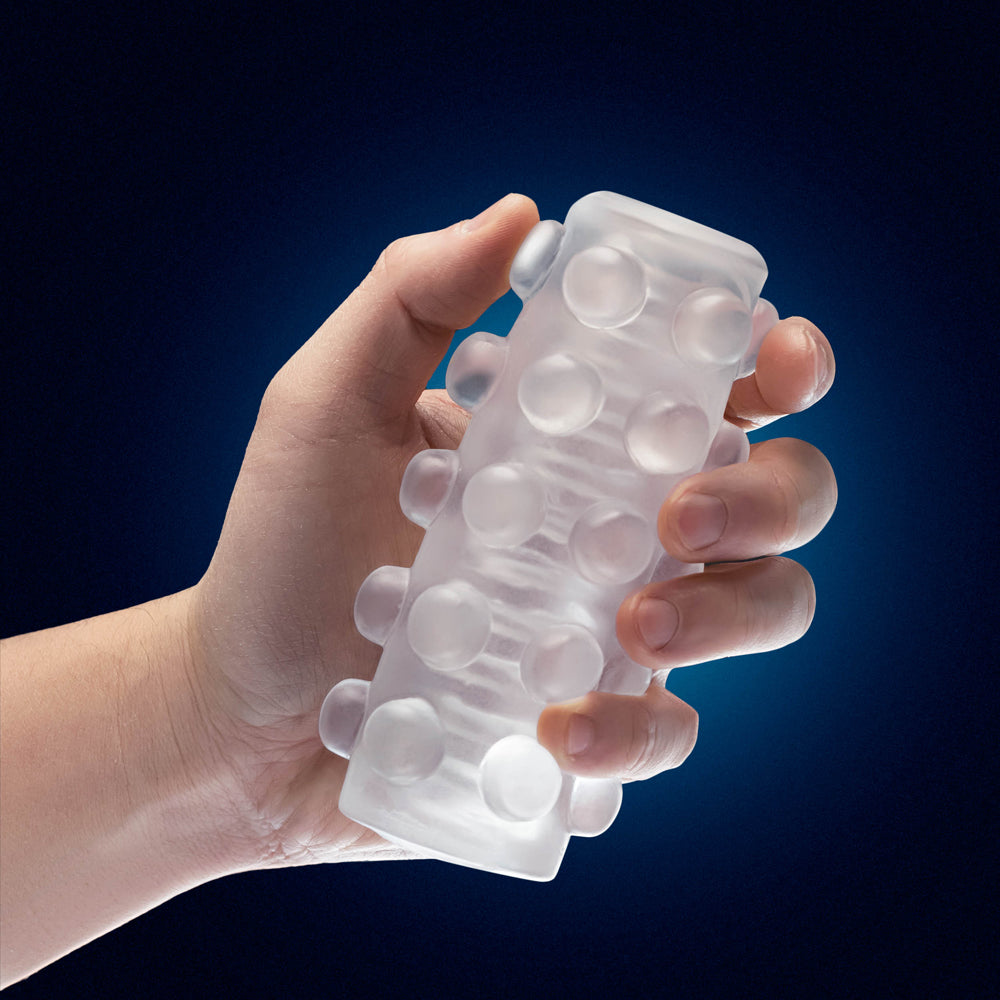 Rize Switch Glow In The Dark Self Lubricating Stroker-Clear