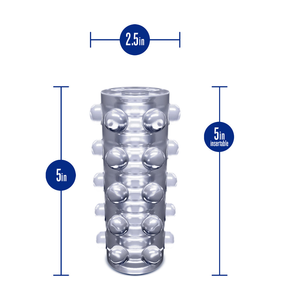 Rize Switch Glow In The Dark Self Lubricating Stroker-Clear