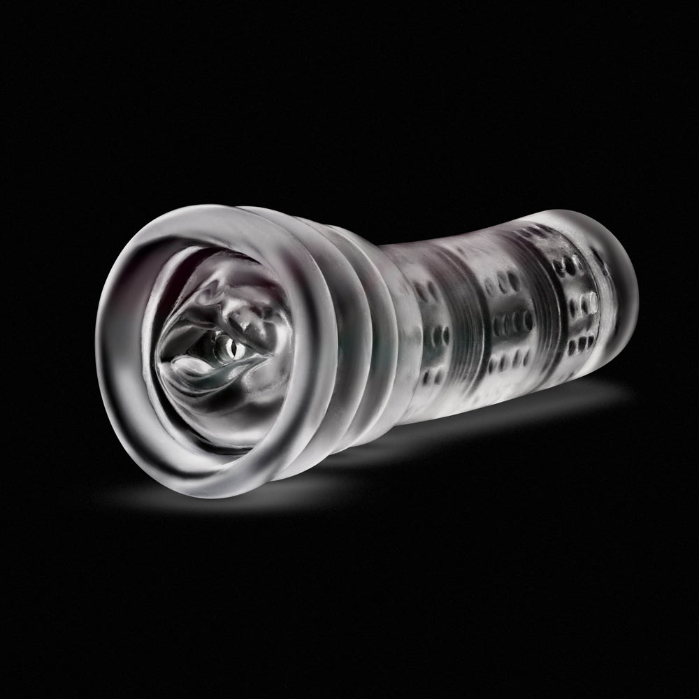Rize Luz Glow In The Dark Self Lubricating Stroker-Clear