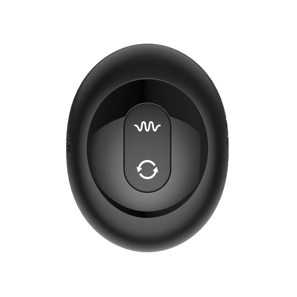 Nexus Tornado Rotating & Vibrating Small Butt Plug - Black