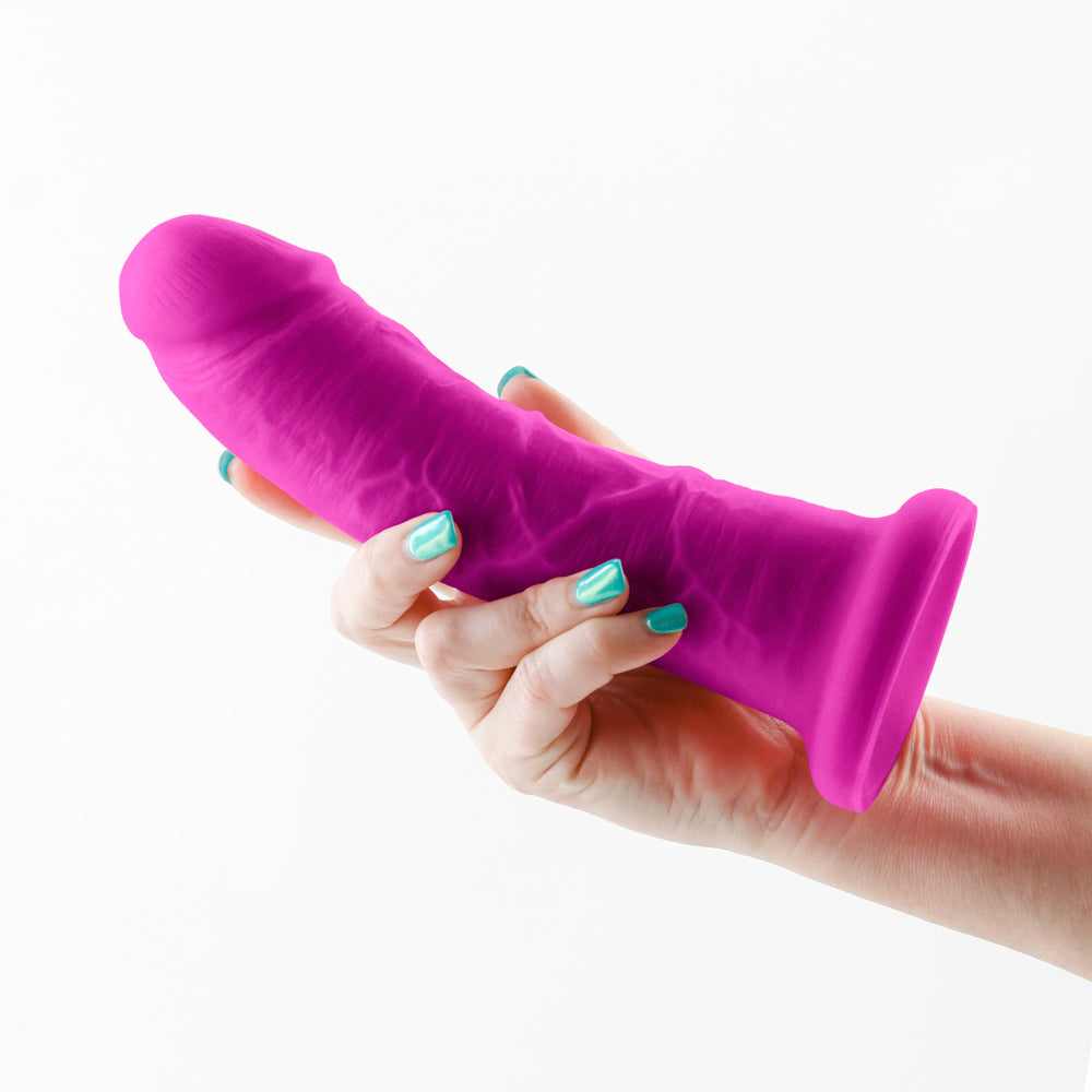Colours Dual Density 7" Dildo - Purple