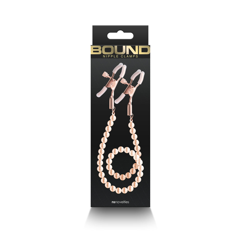 Bound Nipple Clamps DC1-Rose Gold