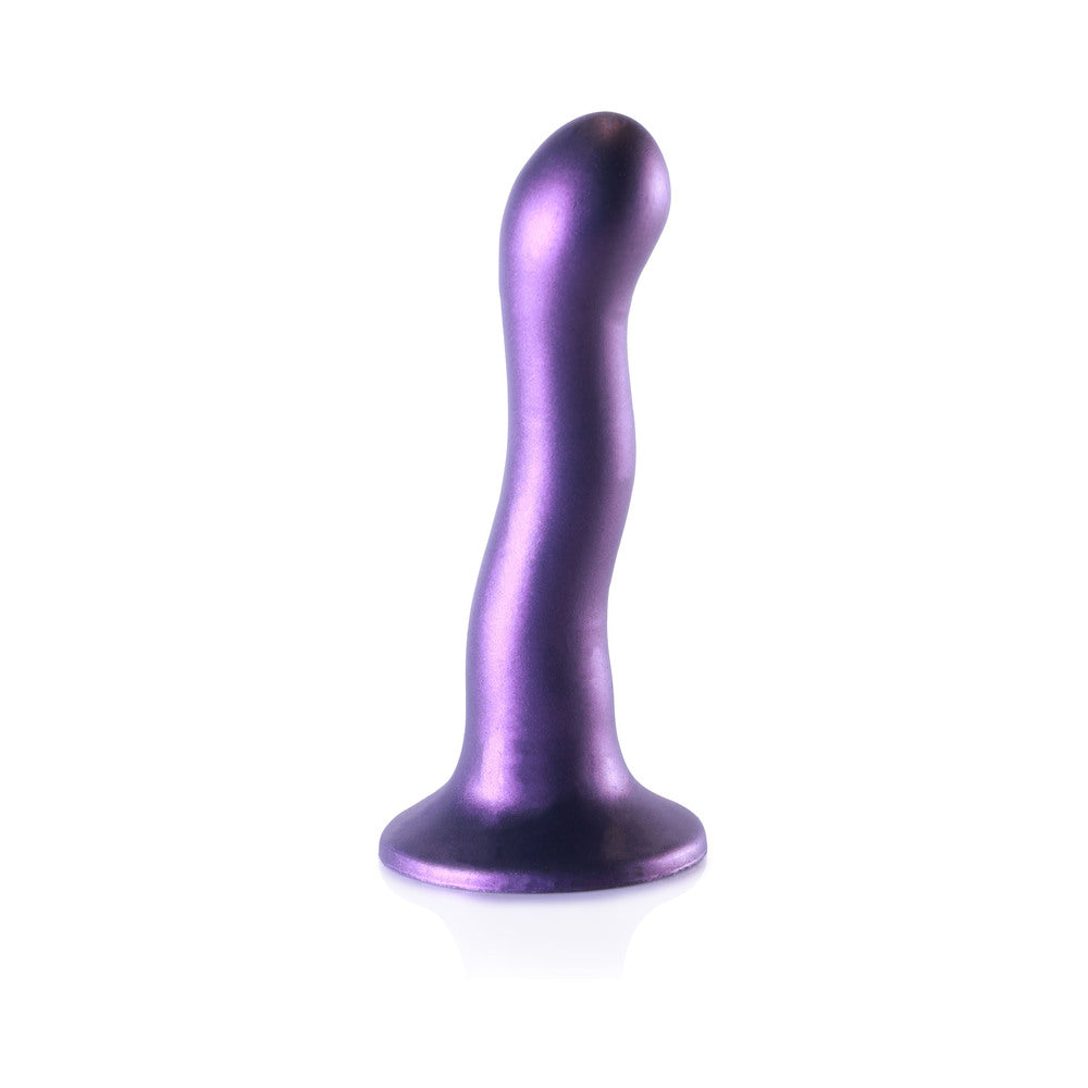 Shots Ouch 7" Curvy G-Spot Dildo - Metallic Purple