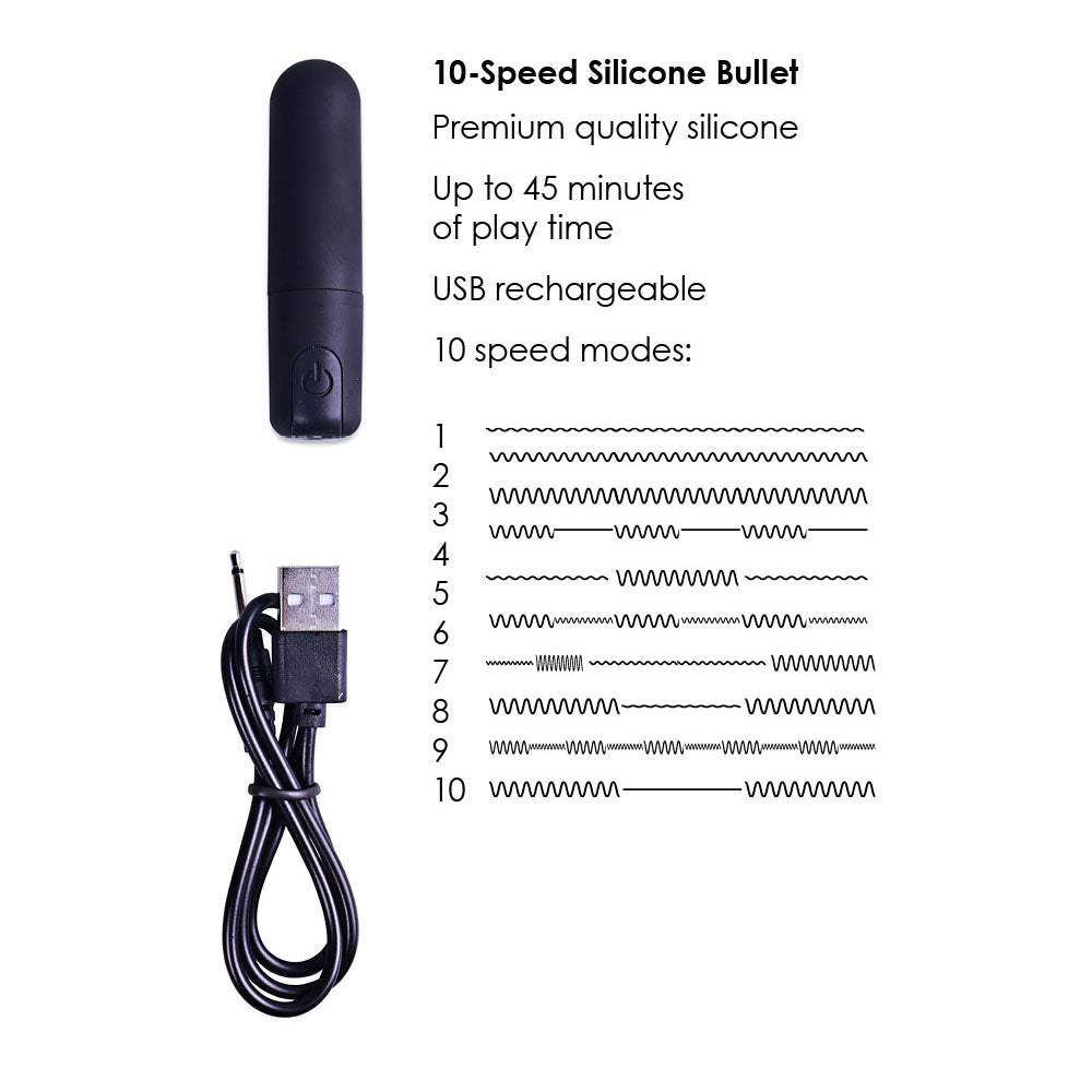 Shots Ouch Vibrating Strap On Brief - Black XS/S