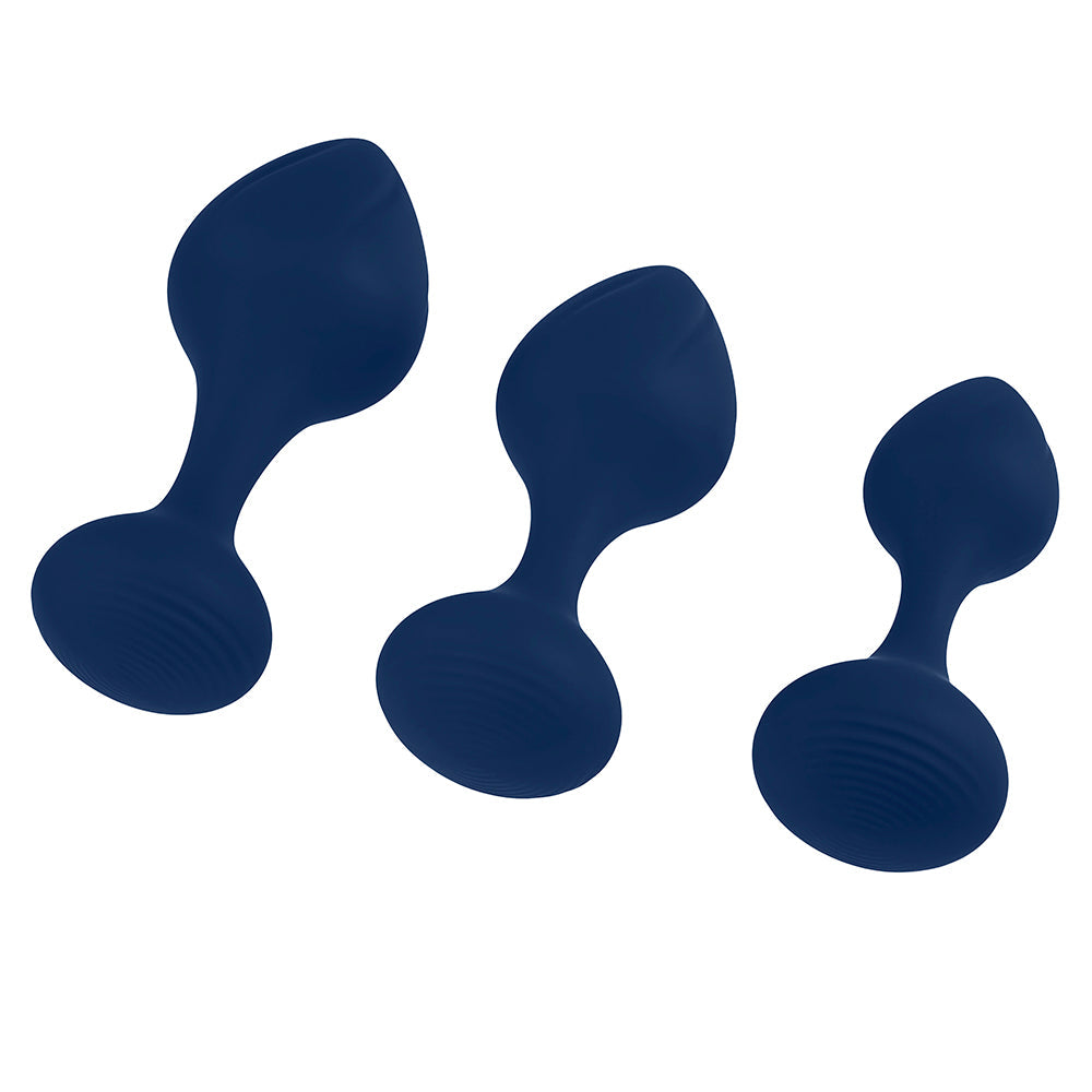 Playboy Pleasure Tail Trainer Anal Training Kit - Navy