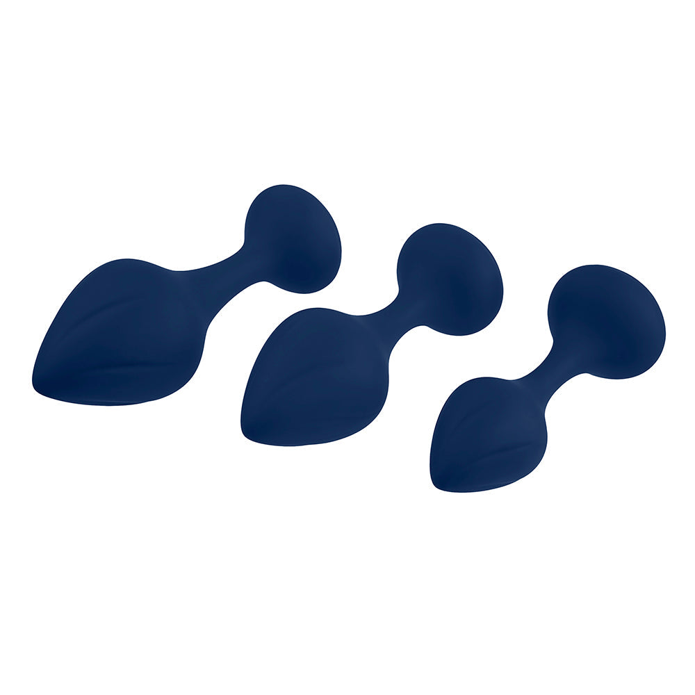 Playboy Pleasure Tail Trainer Anal Training Kit - Navy