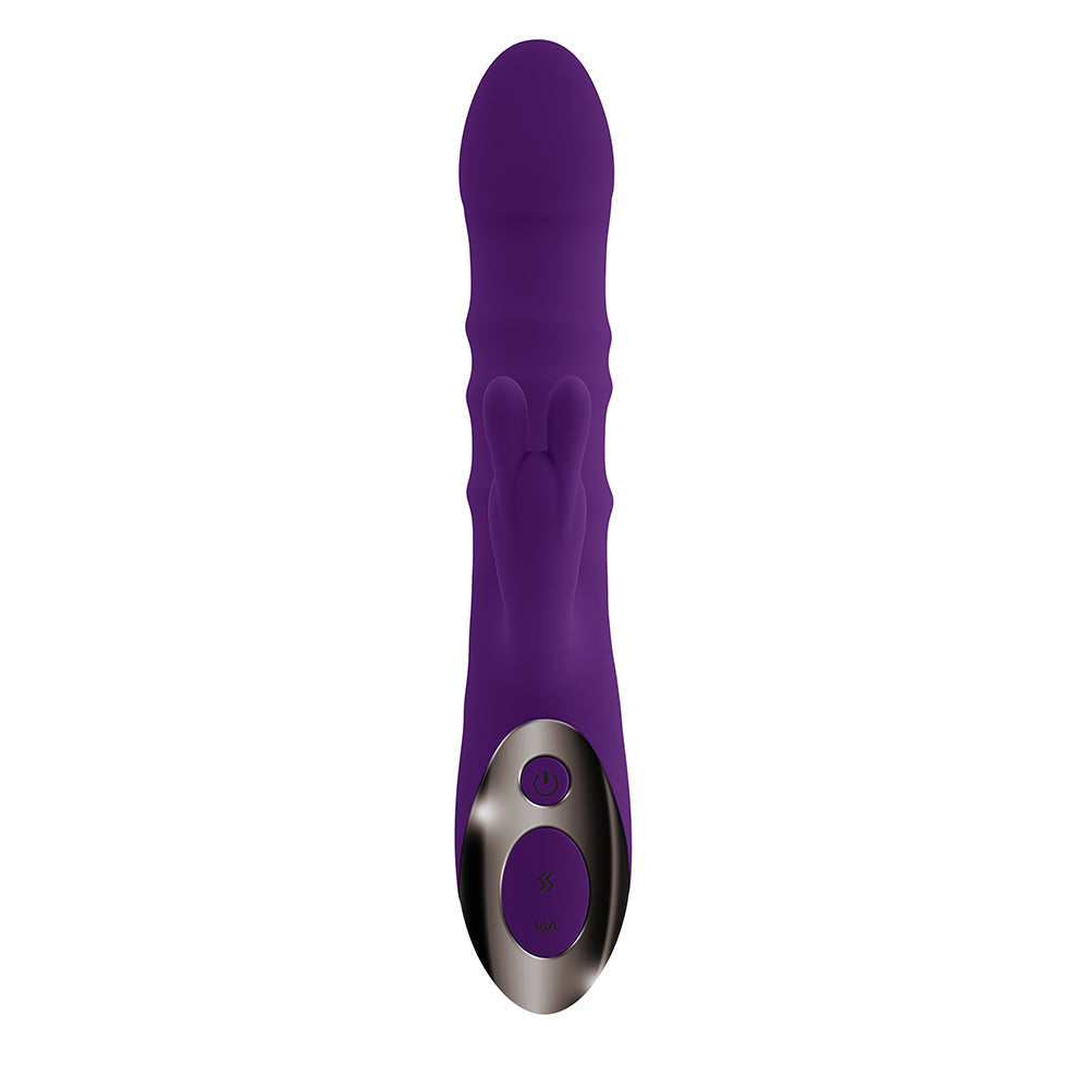 Playboy Pleasure Hop To It Rabbit Vibrator - Acai