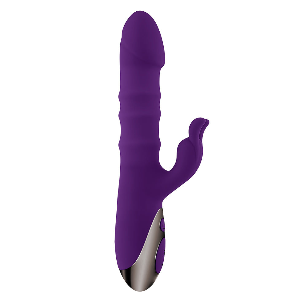 Playboy Pleasure Hop To It Rabbit Vibrator - Acai