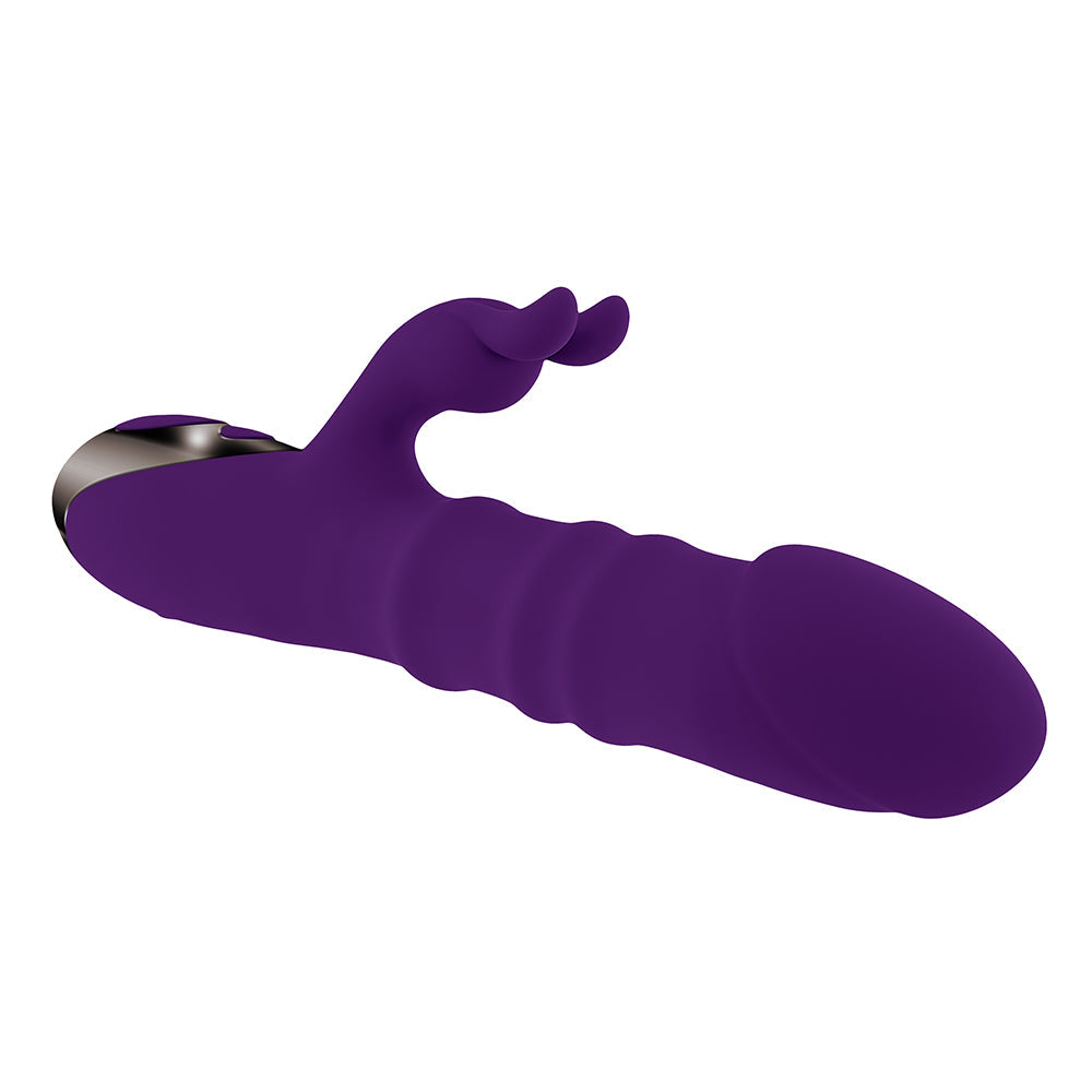 Playboy Pleasure Hop To It Rabbit Vibrator - Acai