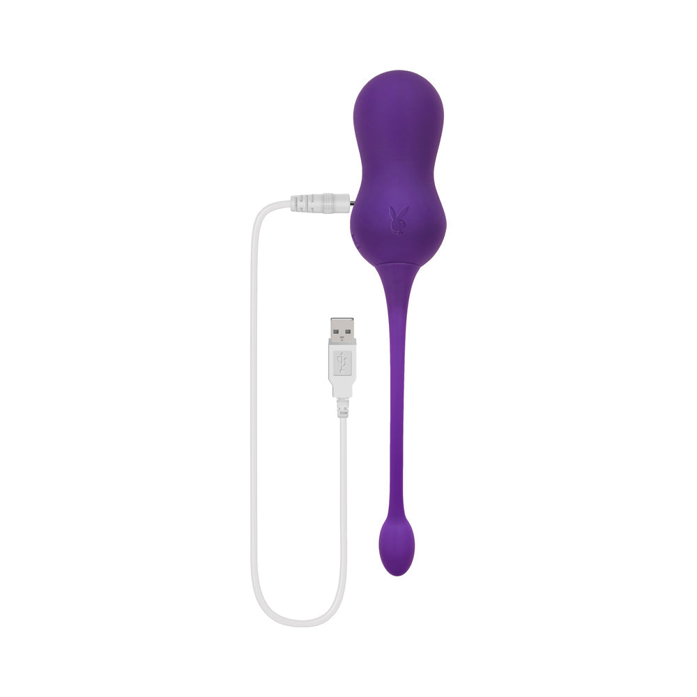 Playboy Pleasure Double Time Kegel Balls - Acai