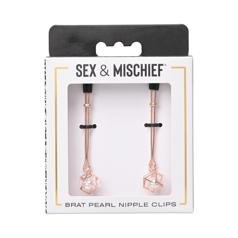 S&M Brat Pearl Nipple Clips