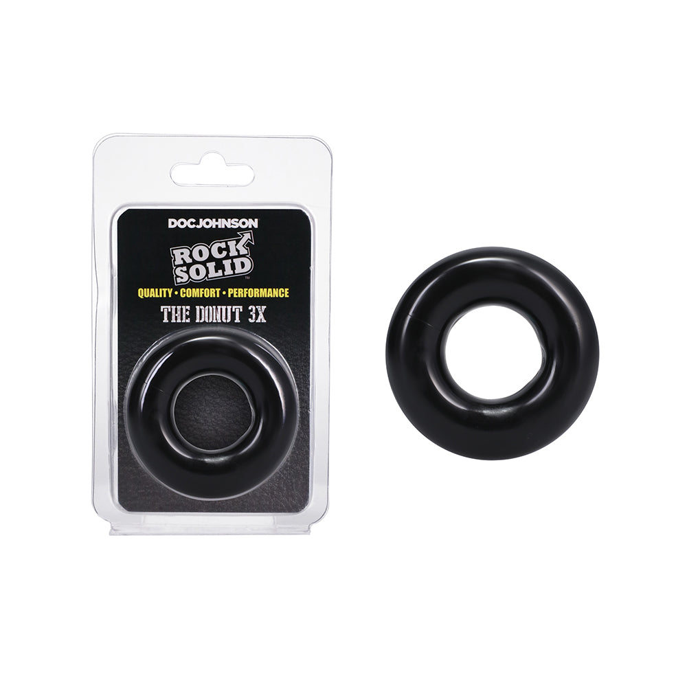 Rock Solid 3" Black Donut Ring