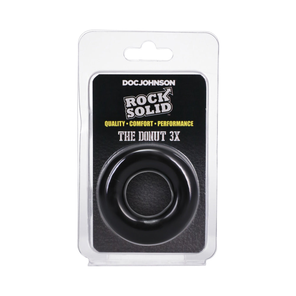 Rock Solid 3" Black Donut Ring