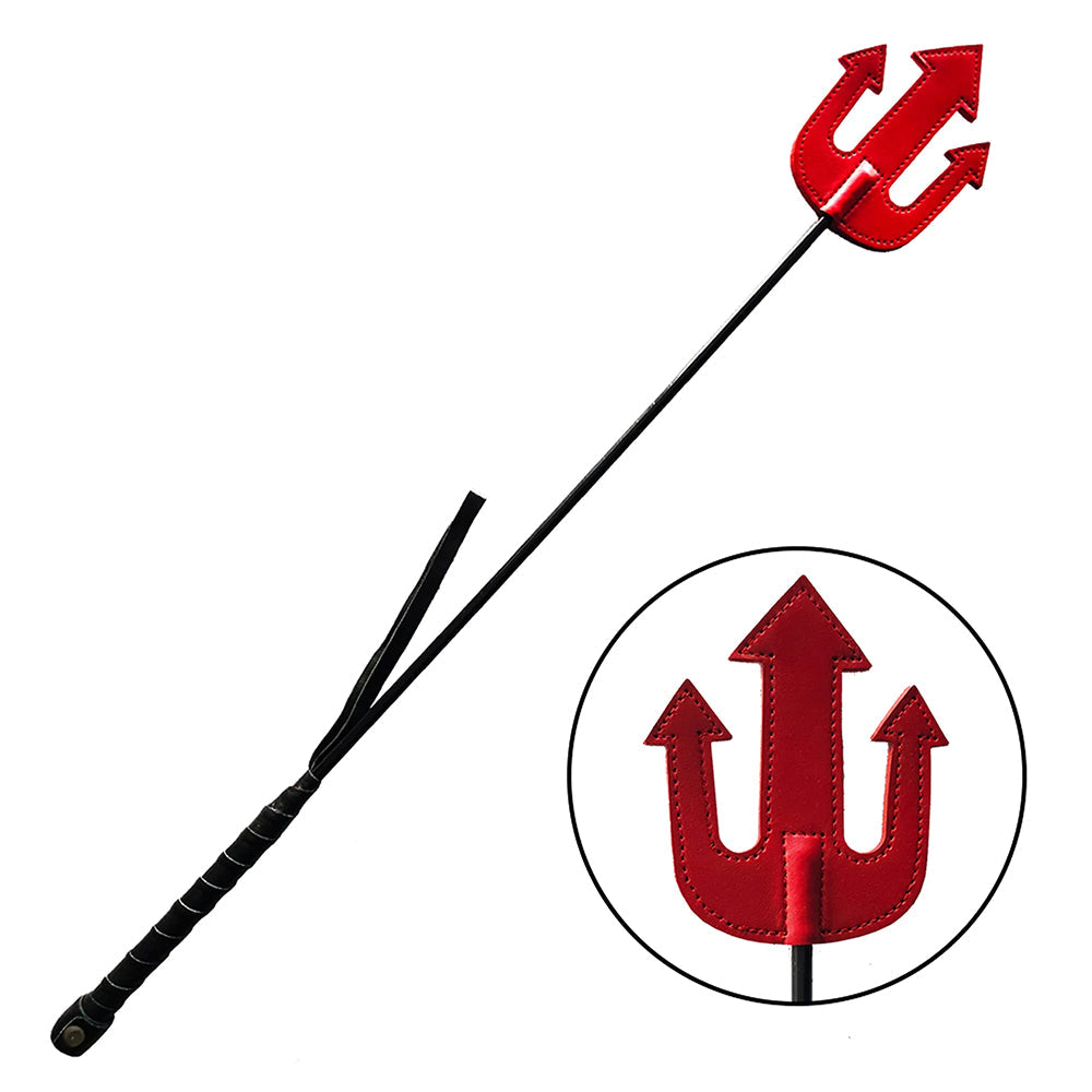 Rouge Devil Riding Crop - Red