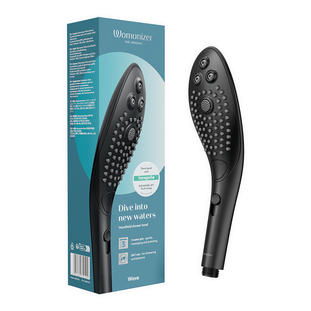 Womanizer Wave Shower Head - Black
