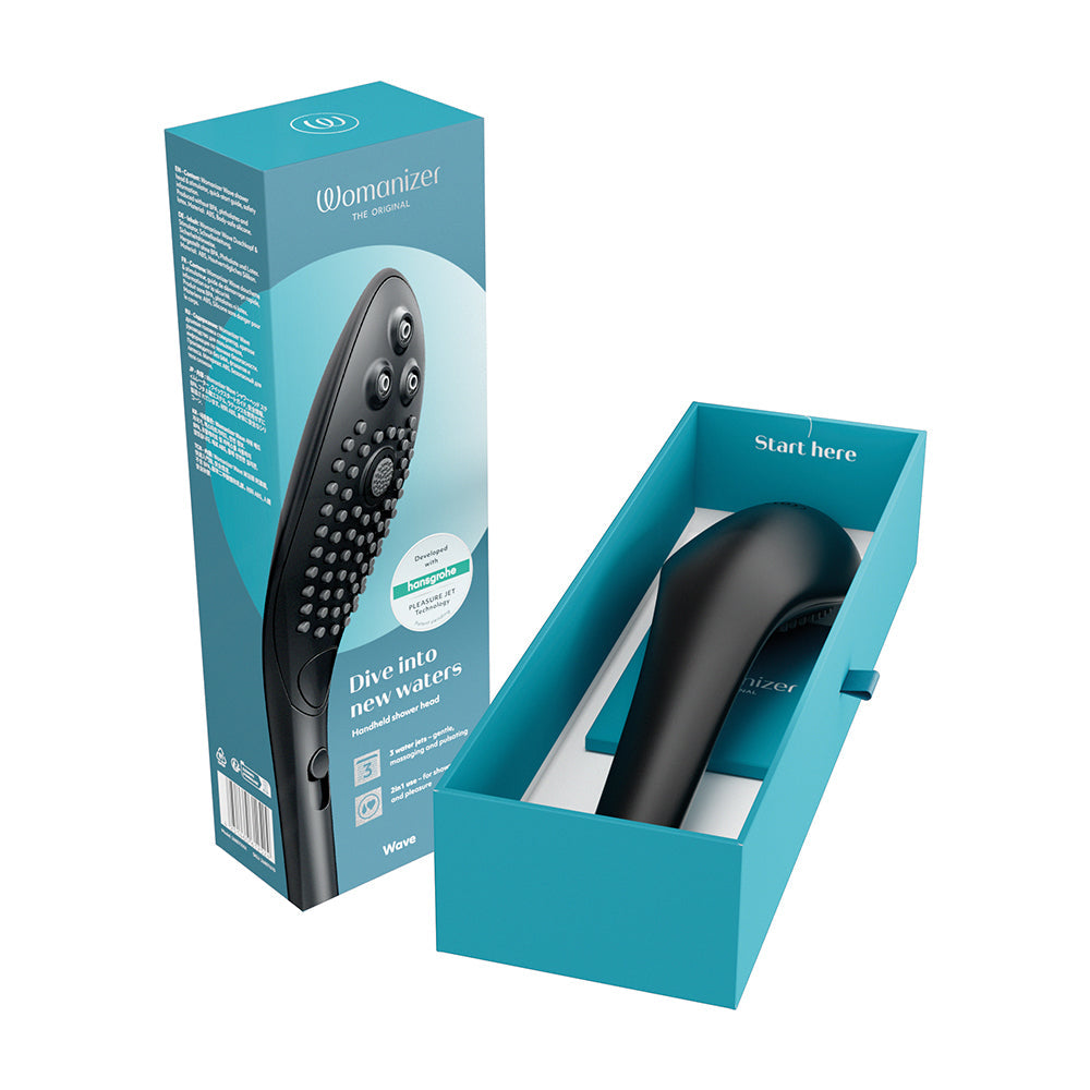 Womanizer Wave Shower Head - Black