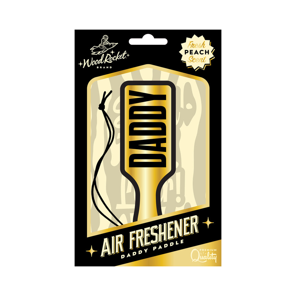 Wood Rocket Daddy Paddle Air Freshener - Peach