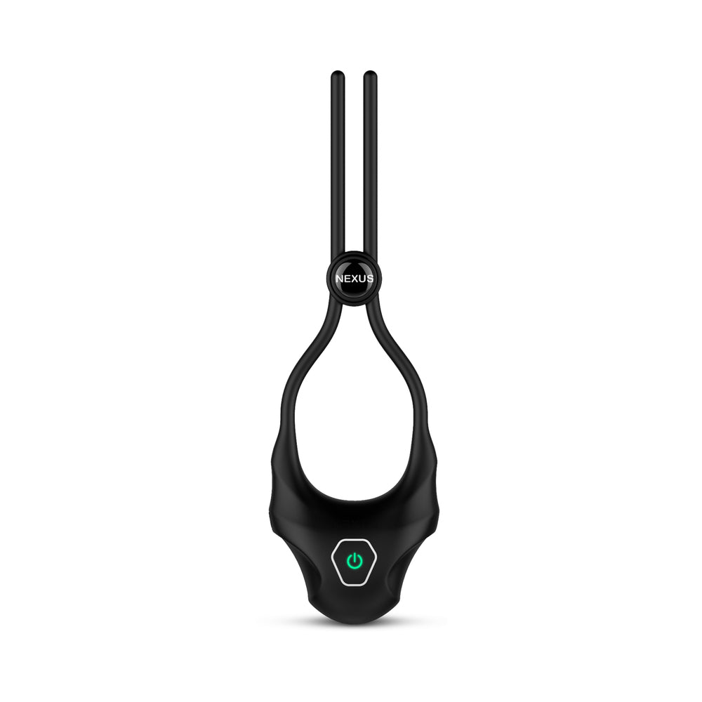 Nexus Forge Single Lasso Vibrating Cock Ring - Black