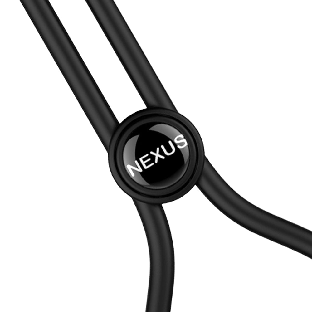 Nexus Forge Single Lasso Vibrating Cock Ring - Black