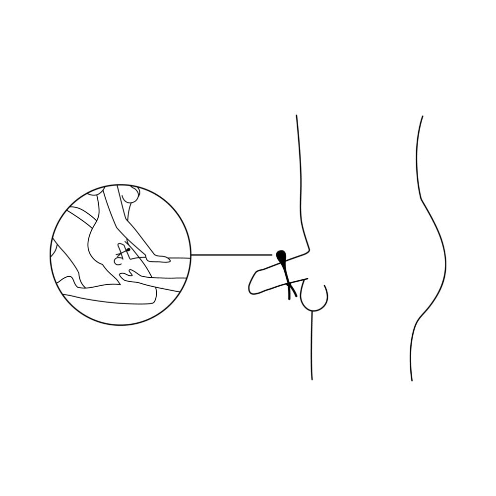 Nexus Forge Single Lasso Vibrating Cock Ring - Black