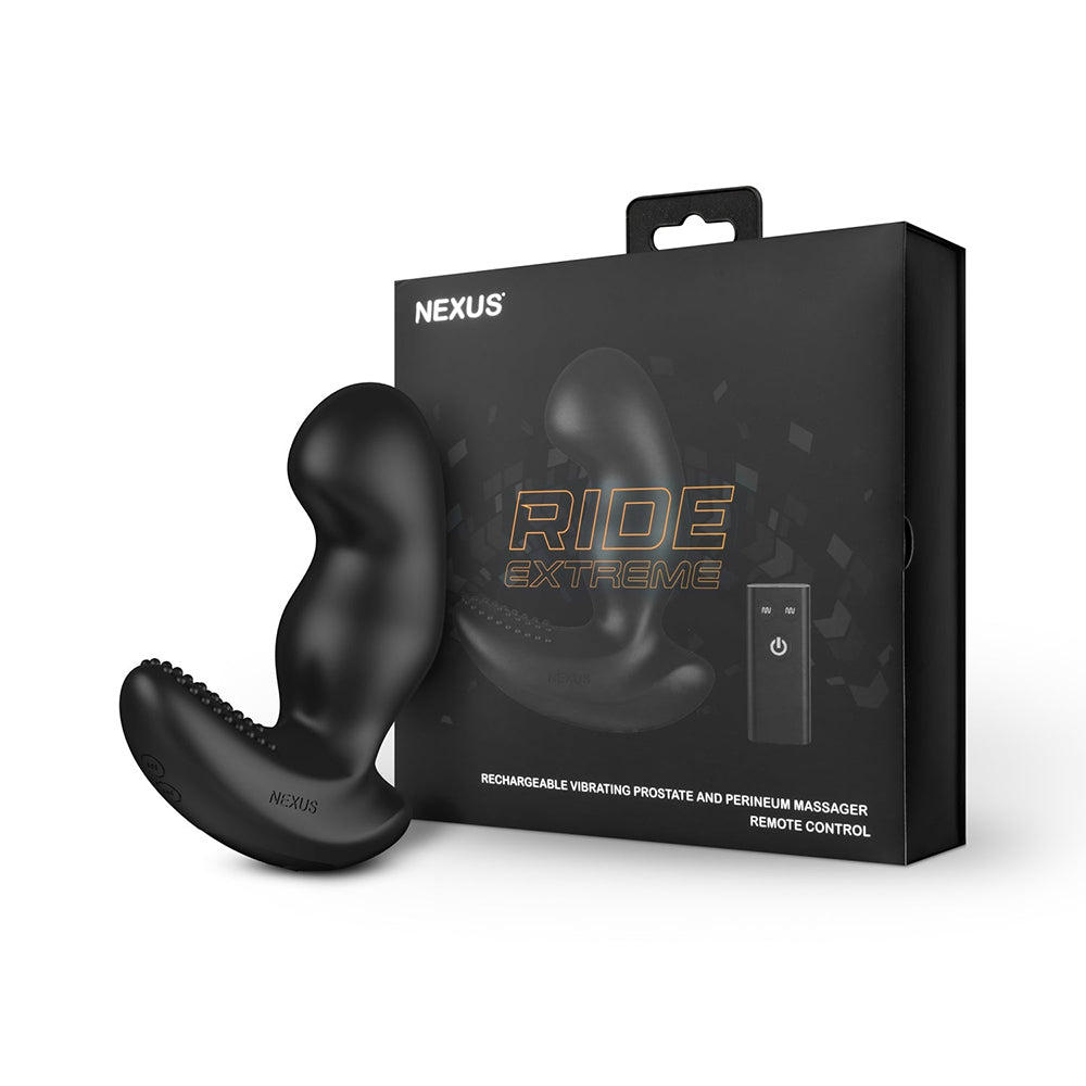 Nexus Ride Extreme Vibrating Prostate & Perineum Massager - Black