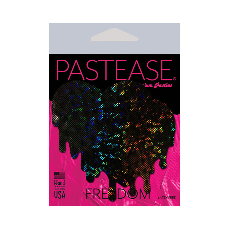 Pastease Premium Melty Heart - Black O/S