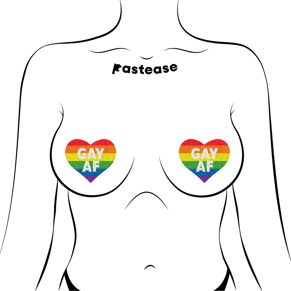 Pastease Gay AF - Rainbow O/S