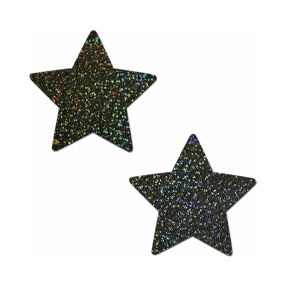 Pastease Premium Glitter Star - Black O/S