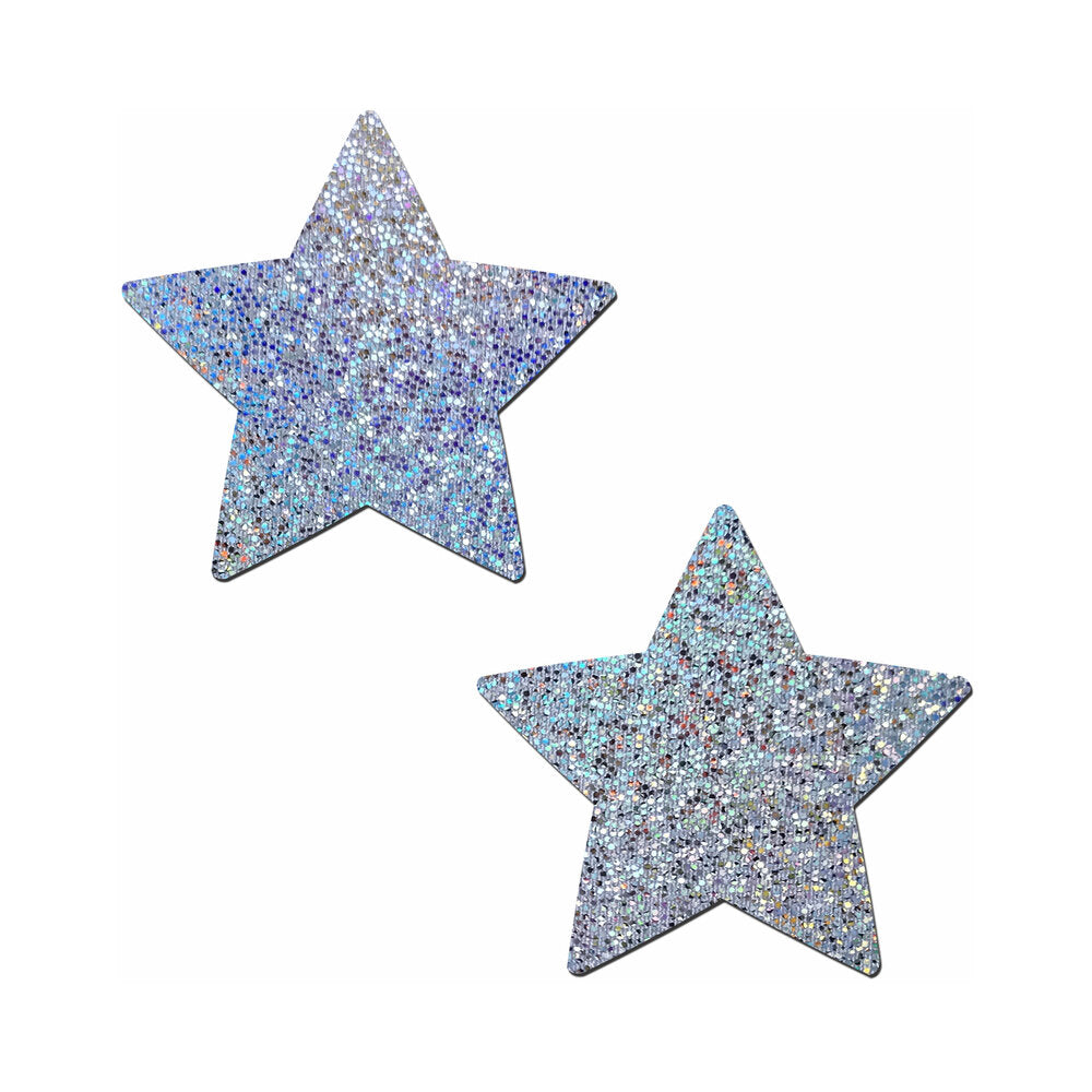Pastease Glitter Star - Silver O/S