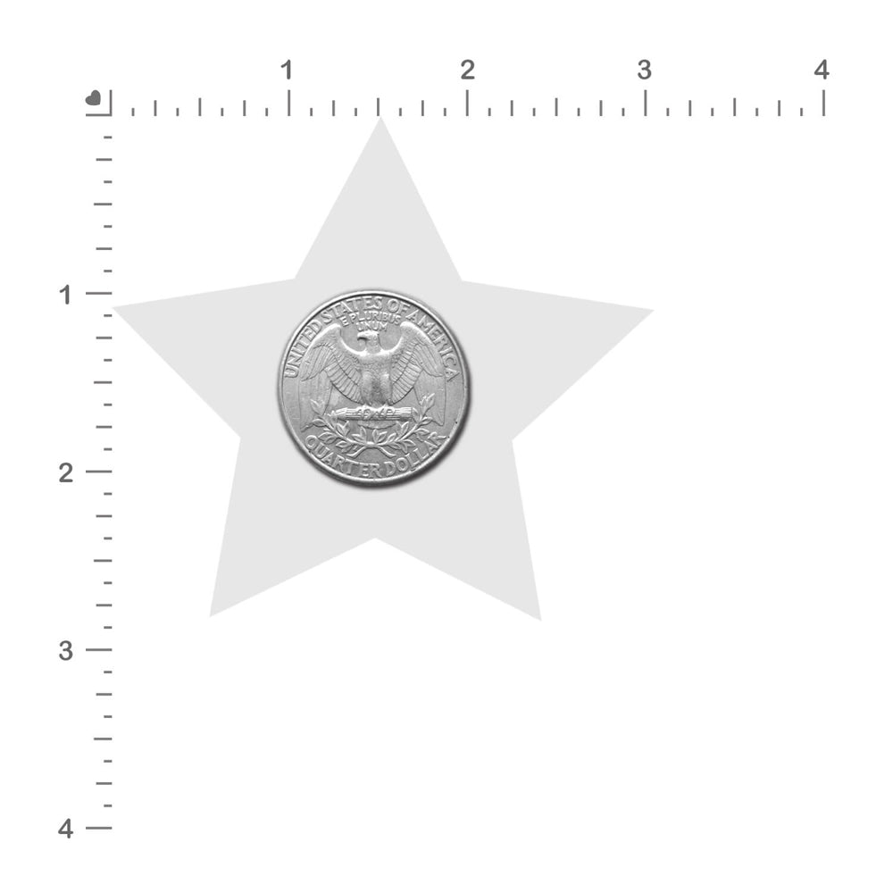 Pastease Glitter Star - Silver O/S