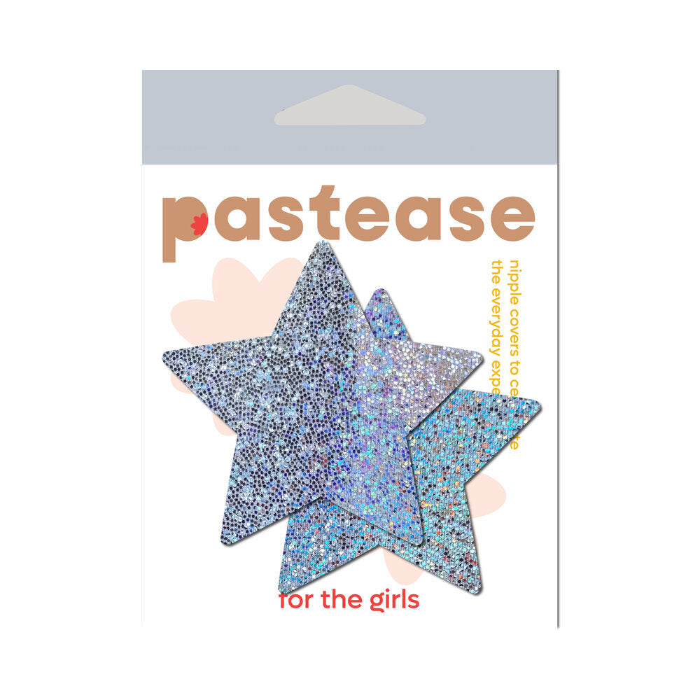 Pastease Glitter Star - Silver O/S