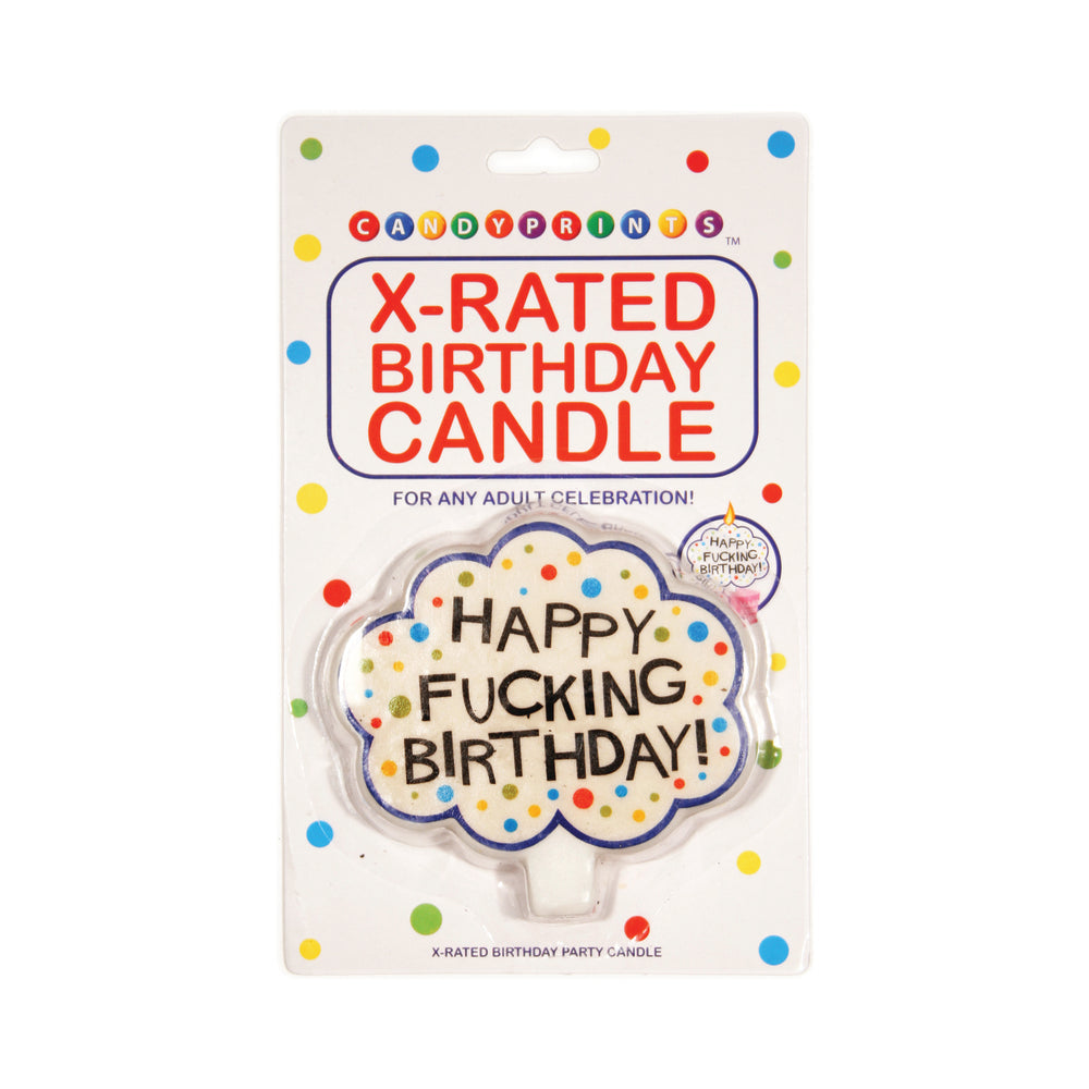 Happy Fucking Birthday Candle