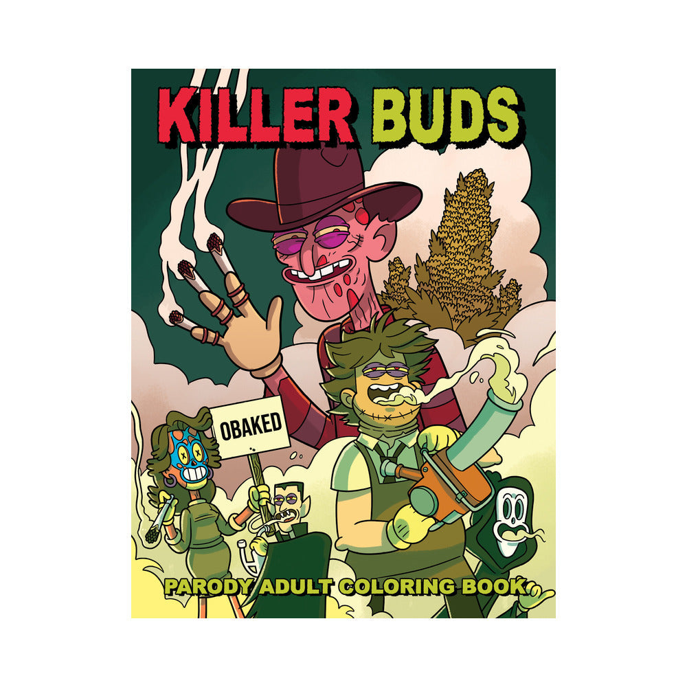 Wood Rocket Killer Buds Adult Coloring Book