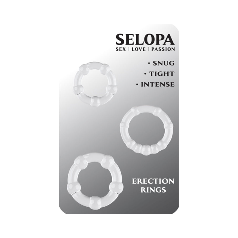 Selopa Erection Rings - Clear