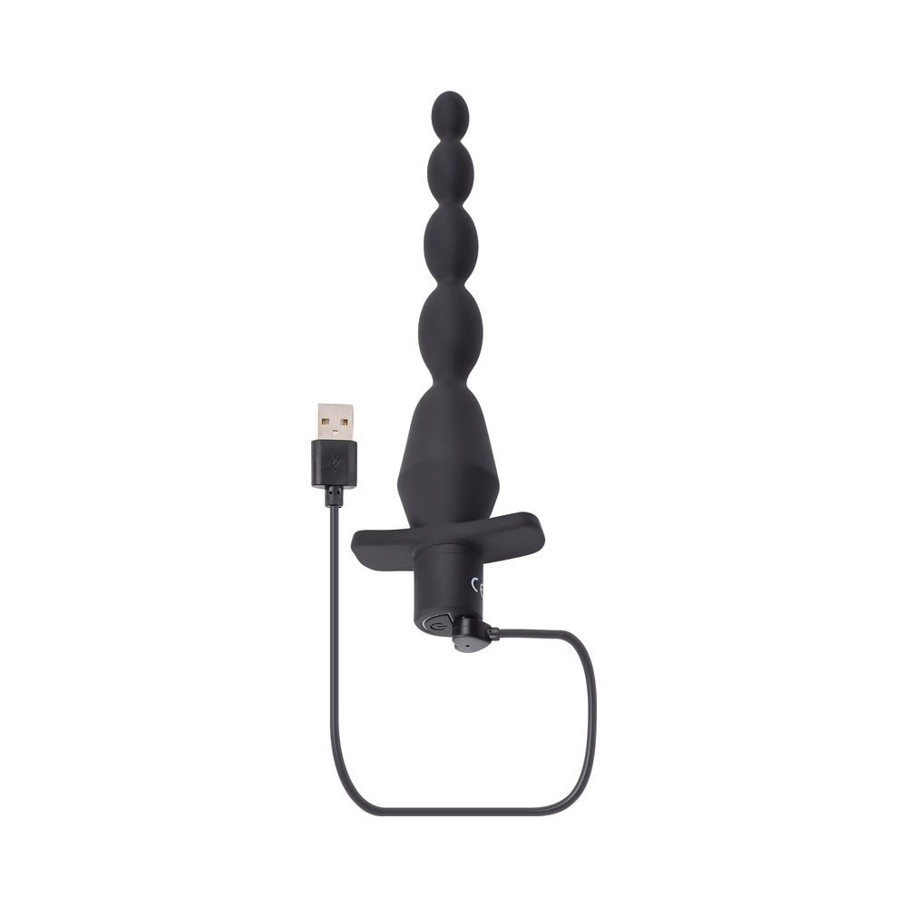 Selopa Vibrating Butt Beads - Black