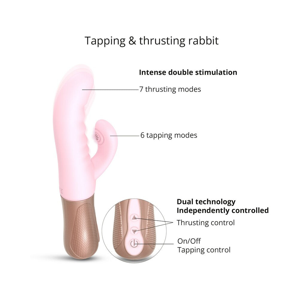 Love to Love Sassy Bunny Thrusting G-Spot Rabbit - Baby Pink