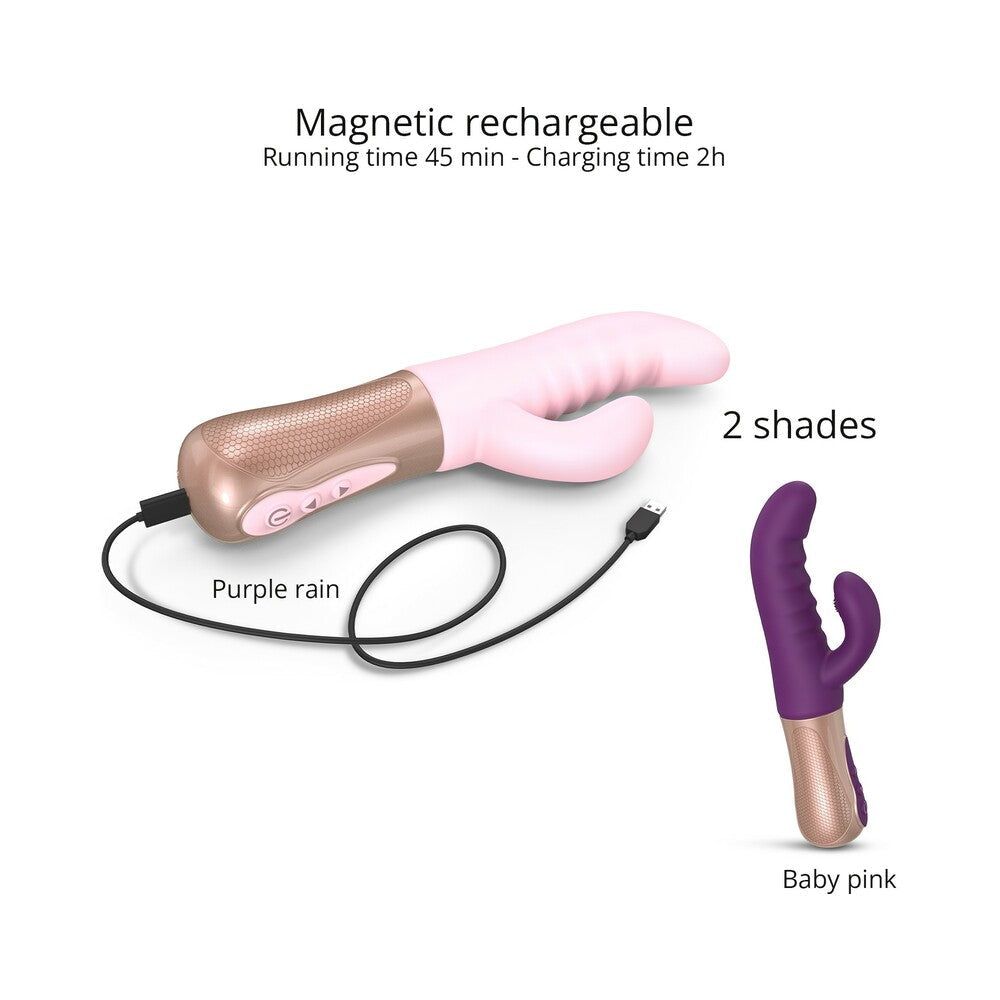 Love to Love Sassy Bunny Thrusting G-Spot Rabbit - Baby Pink